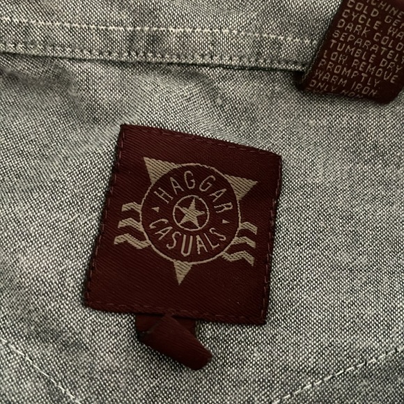 Vintage short sleeve pattern shirt Ms Large - Picture 5 of 11